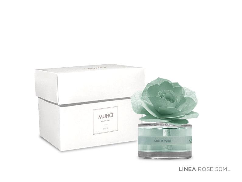 Profumatore Ambiente bottiglia vetro Rose 50 ml. MUHA'