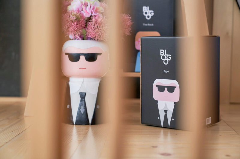 Vaso H.15 in poliresina dipinto a mano ICONS By Blogo Lifestyle