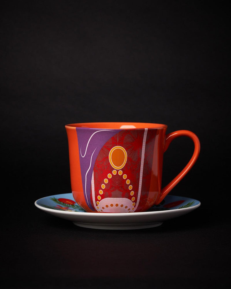 Tazza con piatto in porcellana Bone China By Blogo Lifestyle