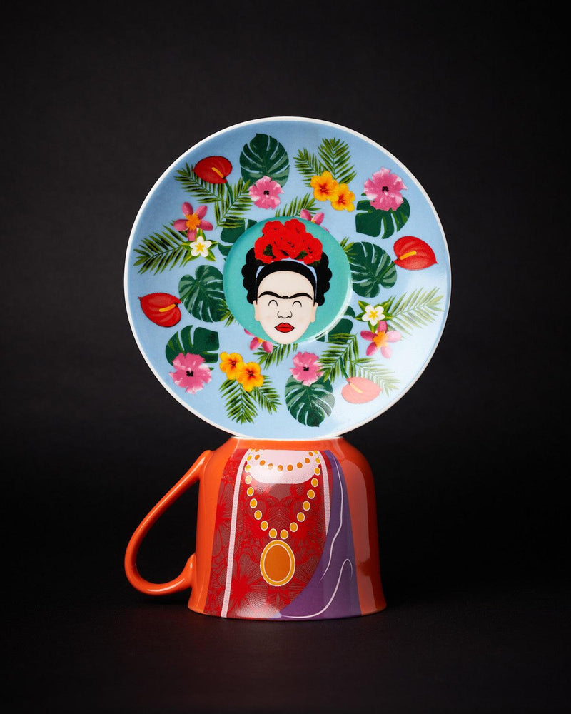 Tazza con piatto in porcellana Bone China By Blogo Lifestyle