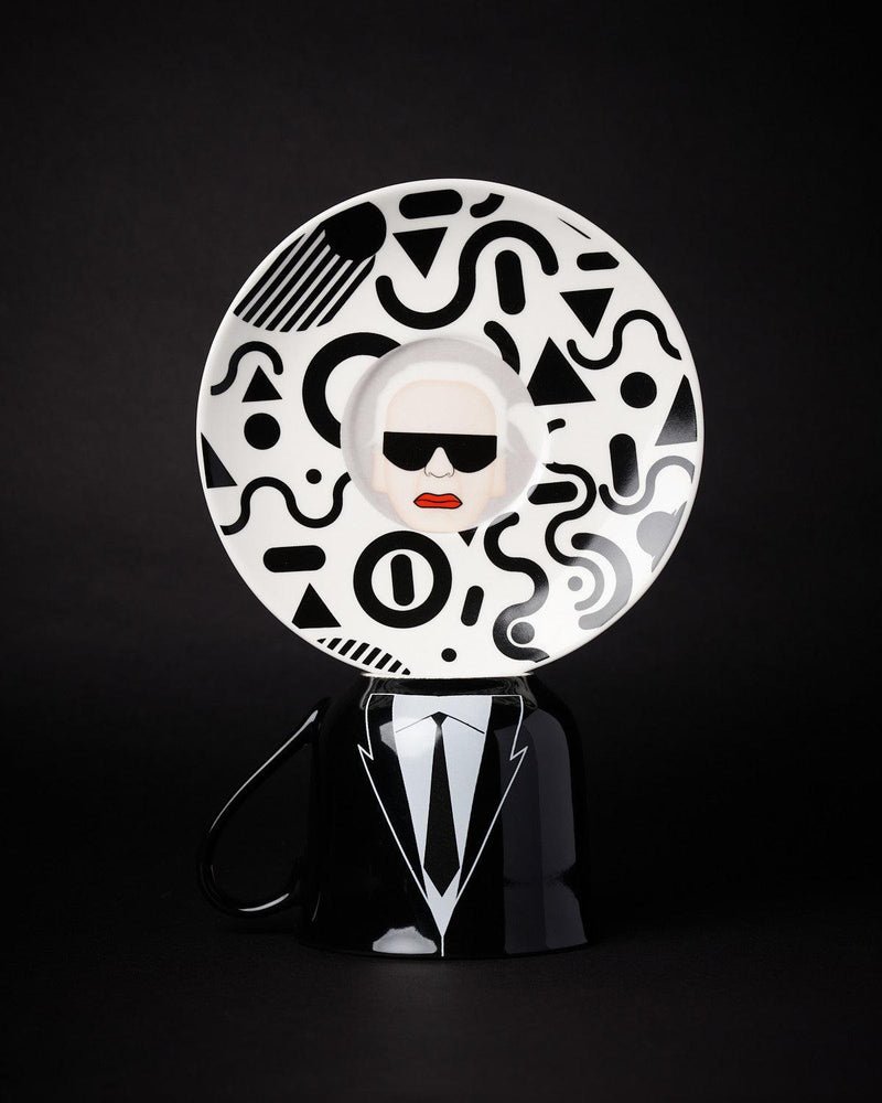 Tazza con piatto in porcellana Bone China By Blogo Lifestyle
