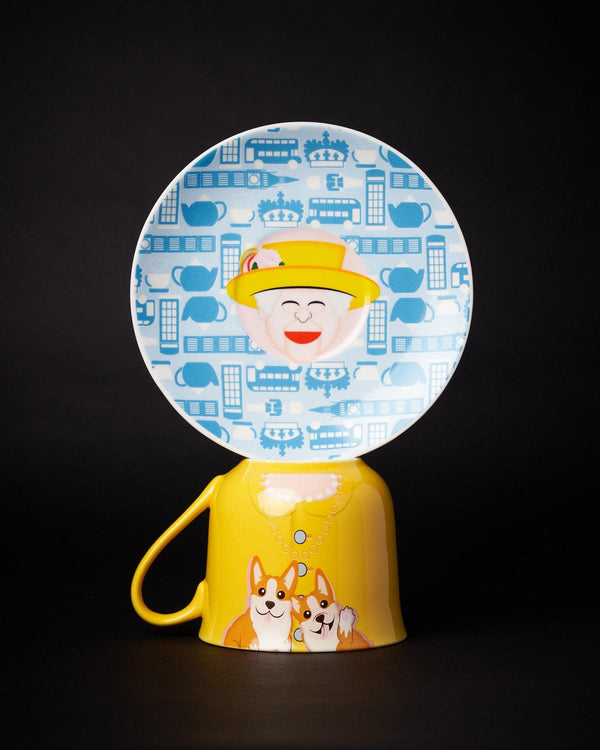 Tazza con piatto in porcellana Bone China By Blogo Lifestyle