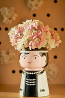 Vaso H.15 cm. dipinto a mano ICONS By Blogo Lifestyle