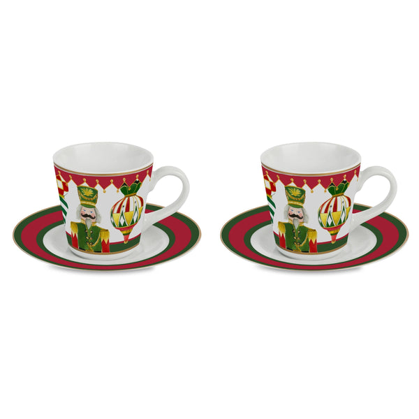 Set 2 Tazzine da Caffè XMas Carol Baci Milano