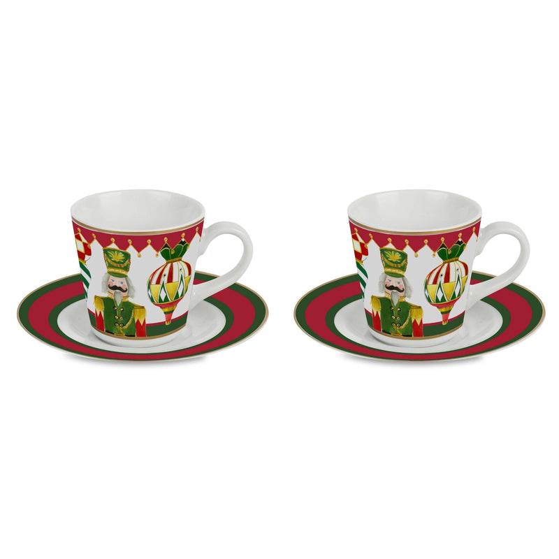Set 2 Tazzine da Caffè XMas Carol Baci Milano