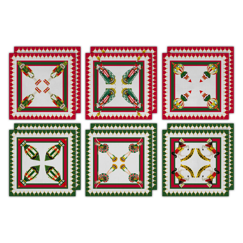 Set Tavola in Cotone XMas Carol Baci Milano