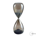 Clessidra decorativa in vetro martellato MASCAGNI