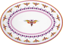 Piatto a servire Ovale in porcellana Collezione AMAZZONIA  By Baci Milano