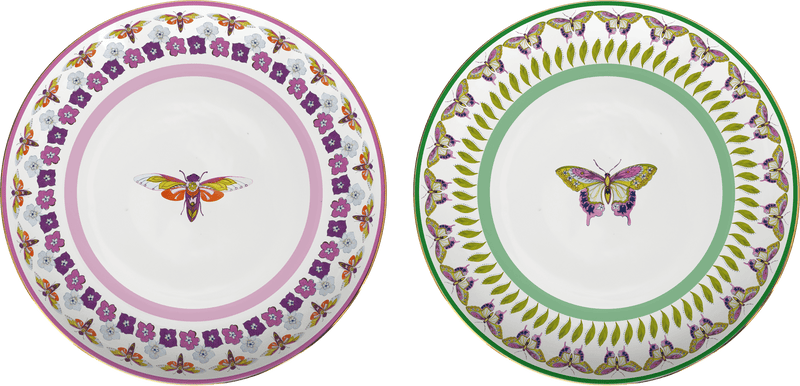 Servizio piatti 18 pz. in porcellana Collezione AMAZZONIA  By Baci Milano