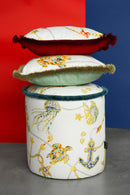 Cuscino quadrato in cotone Double Face Collezione PORTOFINO By Baci Milano