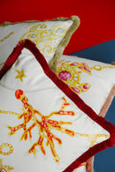 Cuscino quadrato in cotone Double Face Collezione PORTOFINO By Baci Milano