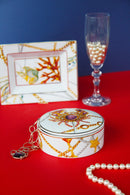 Scatola tonda in porcellana Collezione PORTOFINO By Baci Milano