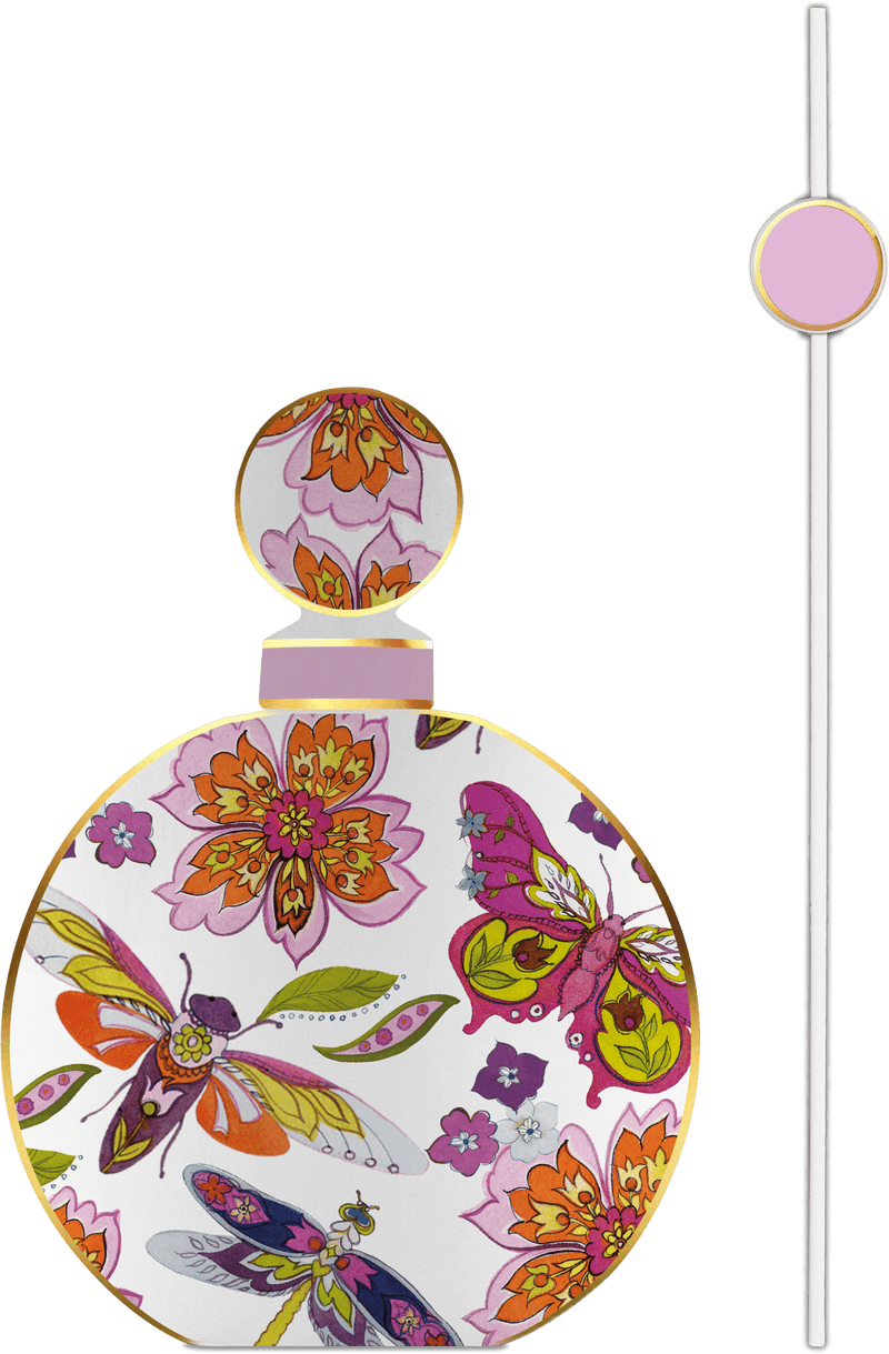 Bottiglia tonda diffusore in porcellana Collezione AMAZZONIA By Baci Milano