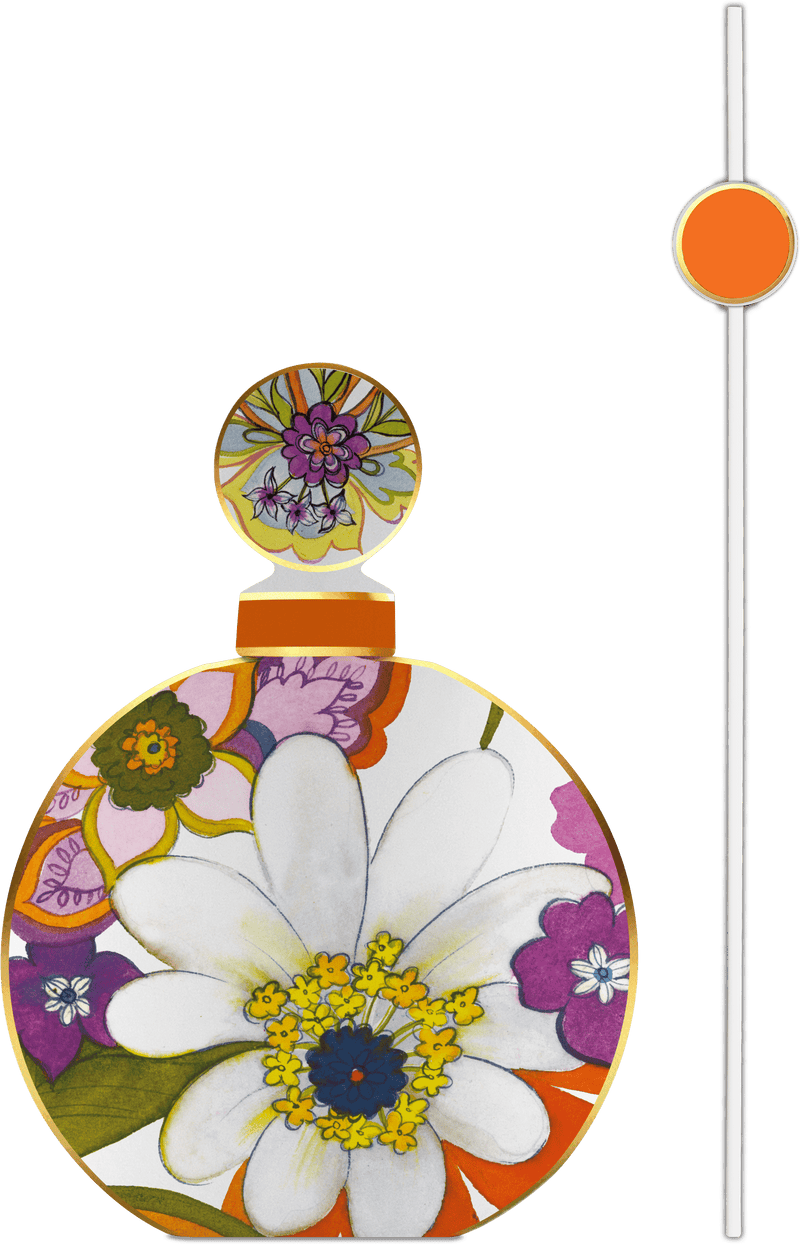 Bottiglia tonda diffusore in porcellana Collezione AMAZZONIA By Baci Milano