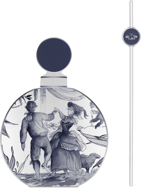 Bottiglia tonda diffusore in porcellana Collezione VERSAILLES By Baci Milano