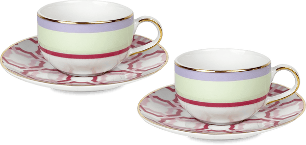Set 2 pz. tazzine caffè in porcellana FIRENZE  By Baci Milano