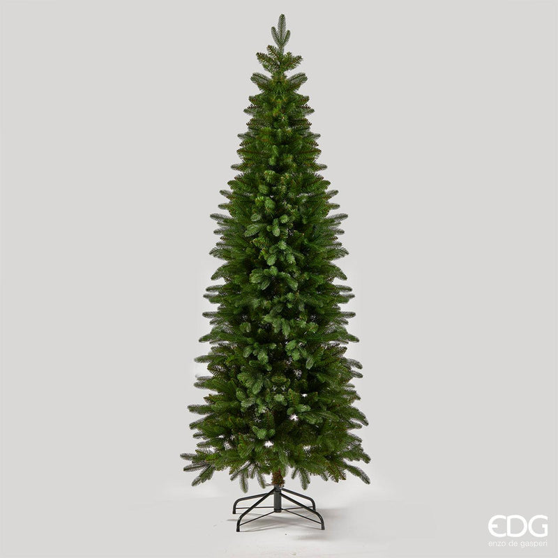Albero di Natale Artificiale Pino SLIM H 240 cm. EDG Enzo De Gasperi