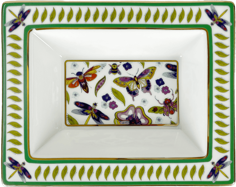 Svuotatasche in porcellana Collezione AMAZZONIA  By Baci Milano