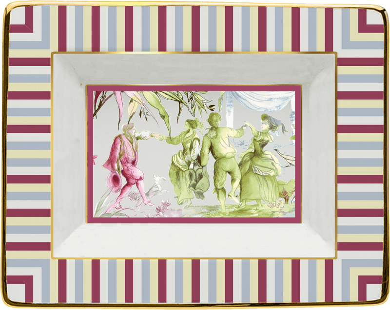 Svuotatasche in porcellana Collezione FIRENZE  By Baci Milano