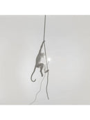 Lampada Resina Sospensione Monkey Swing White SELETTI