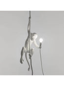 Lampada Resina Sospensione Monkey Swing White SELETTI