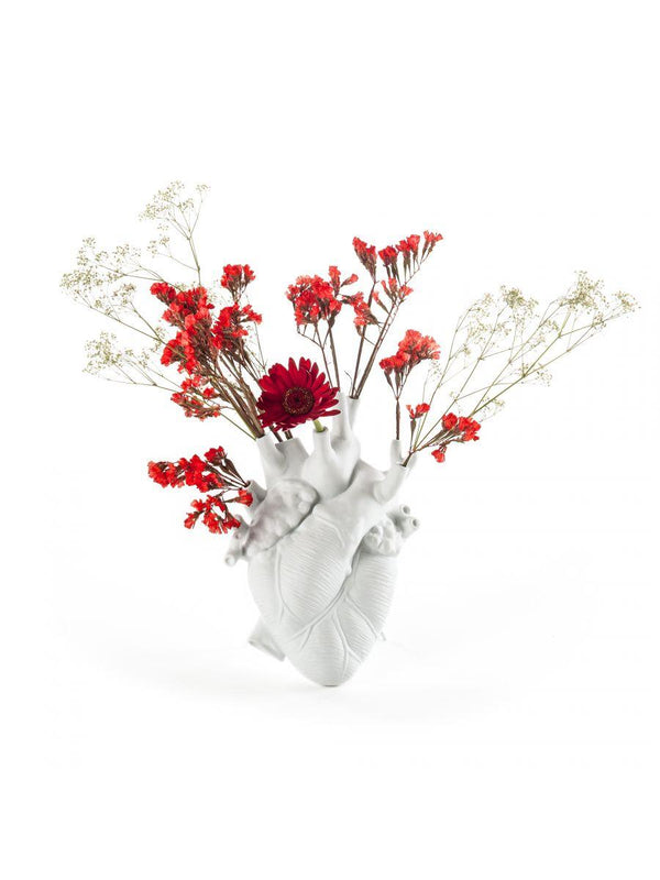 Vaso porcellana Love In Bloom Bianco SELETTI