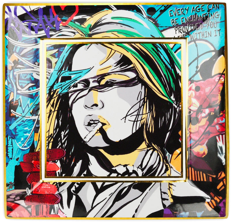 Svuotatasche 25x25 cm Street Art Baci Milano