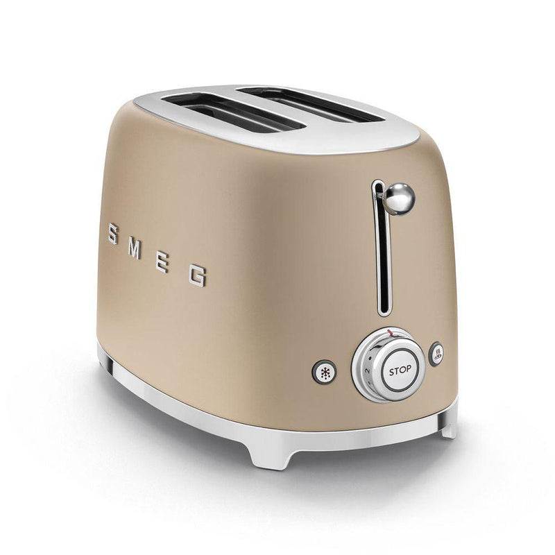 Tostapane Anni 50 2 Fette Champagne Opaco Smeg