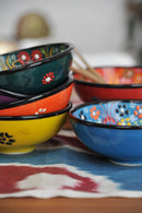 Set 6 coppette in ceramica multiuso decoro a rilievo a mano INSTABUL  WD Lifestyle