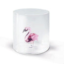 WD Lifestyle Bicchiere 250 ml. in vetro borosilicato con decoro Tema Animali Monterey