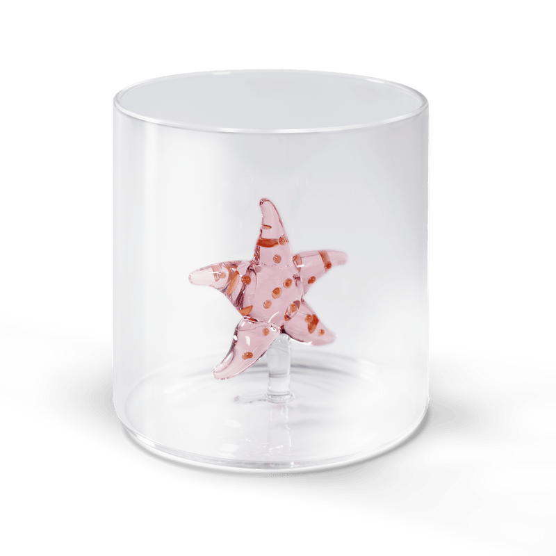 Bicchiere 250 ml. in vetro borosilicato con decoro Tema Mare Monterey WD Lifestyle