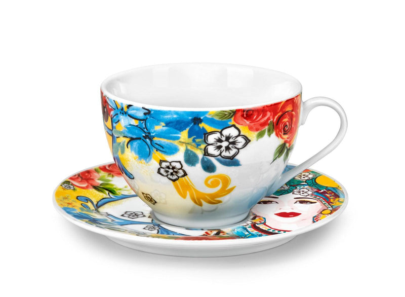 Servizio 6 pz tazze colazione Isabella Fade