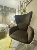 Poltrona PAN-LIVING struttura metallo rivestimento velluto  By Fade