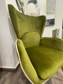 Poltrona PAN-LIVING struttura metallo rivestimento velluto  By Fade