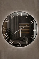 Vessicchio Orologio Specchio da Parete Borea Confort Ø 120 cm. con Led