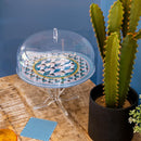 Alzata con campana in cristallo acrilico By Vesta