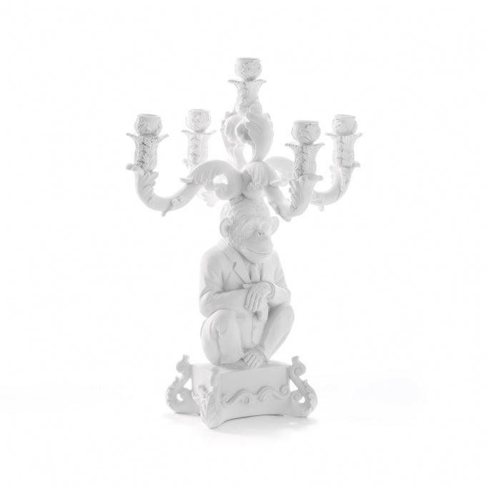 Burlesque Monkey White Seletti