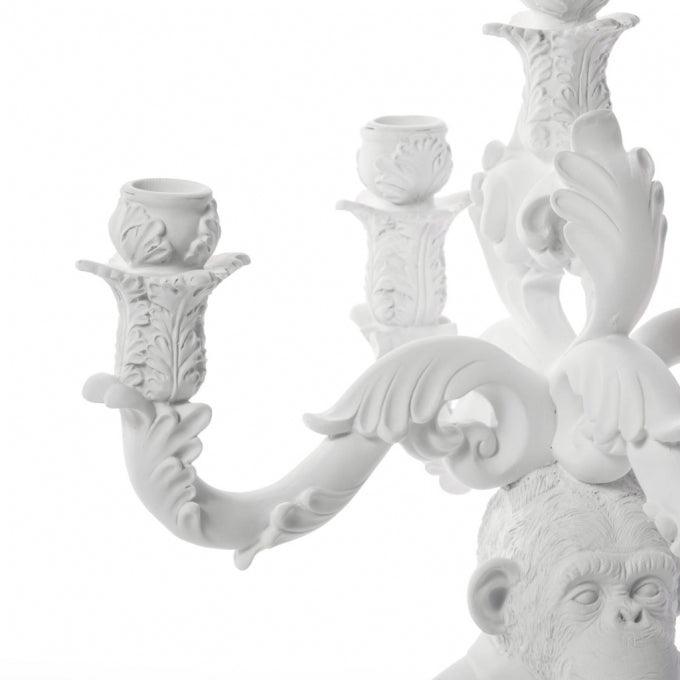 Burlesque Monkey White Seletti