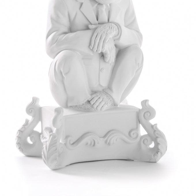 Burlesque Monkey White Seletti