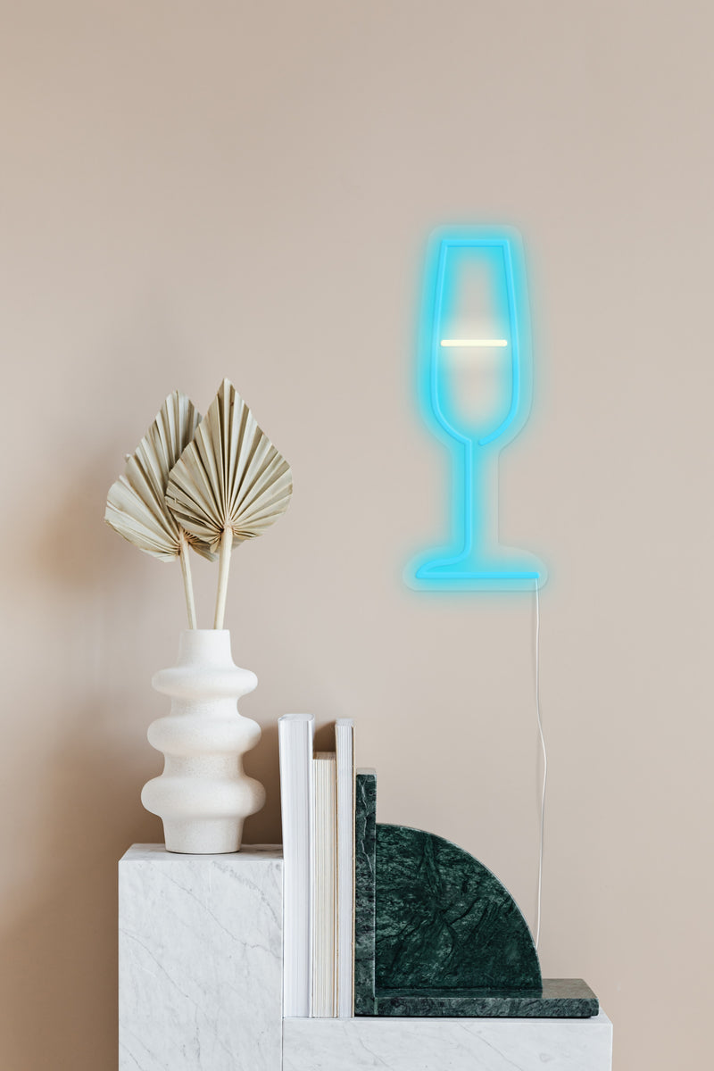 Insegna Luminosa LED SMALL CHAMPAGNE  Candyschock