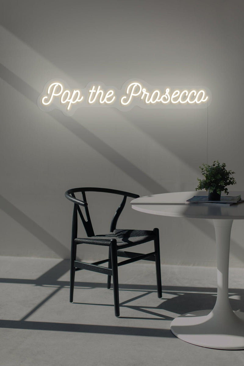 Insegna Luminosa LED POP THE PROSECCO Candyshock