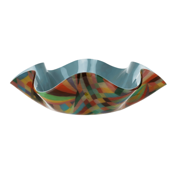 Centrotavola medio in cristallo acrilico Soft Decor Rainbow By Vesta