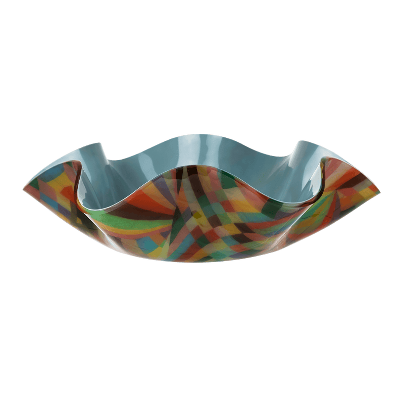 Centrotavola medio in cristallo acrilico Soft Decor Rainbow By Vesta