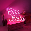 Insegna Luminosa Led CIAO BELLA Candyshock