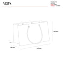 Shopper Porta oggetti in cristallo acrilico CHARLOTTE By Vesta