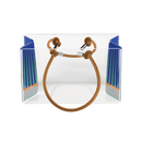 Shopper Porta oggetti in cristallo acrilico CHARLOTTE By Vesta