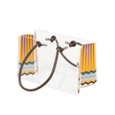 Shopper Porta oggetti in cristallo acrilico CHARLOTTE By Vesta