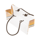 Shopper Porta oggetti in cristallo acrilico CHARLOTTE By Vesta