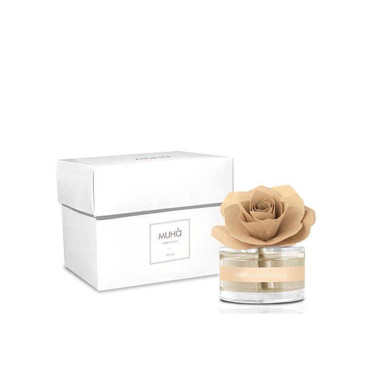 Profumatore Ambiente bottiglia vetro Rose 50 ml. MUHA'