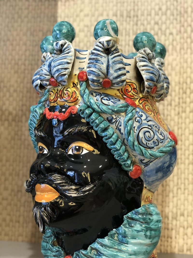 Testa Di Moro Ceramica Demetra Grande Verus Caltagirone